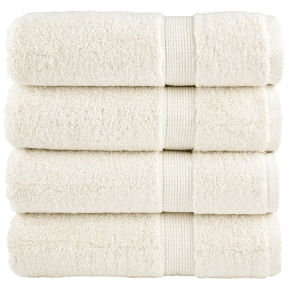 Asciugamani da Bagno SOLUND 2 pz Verdi 100x150 cm 600 g/mÂ²