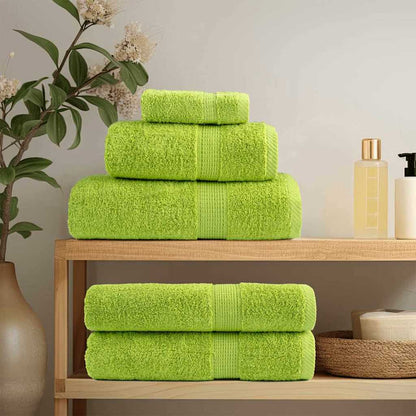 Asciugamano per Ospiti SOLUND 4 pcs Verde 15 x 21 cm 550 gsm