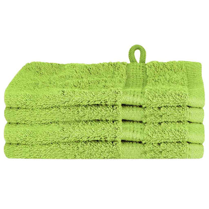 Asciugamano per Ospiti SOLUND 4 pcs Verde 15 x 21 cm 550 gsm