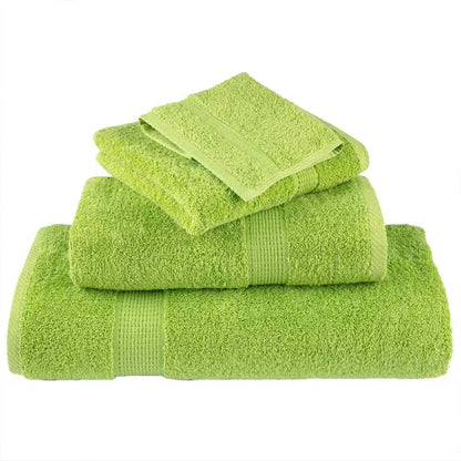 Asciugamano per Ospiti SOLUND 4 pcs Verde 15 x 21 cm 550 gsm