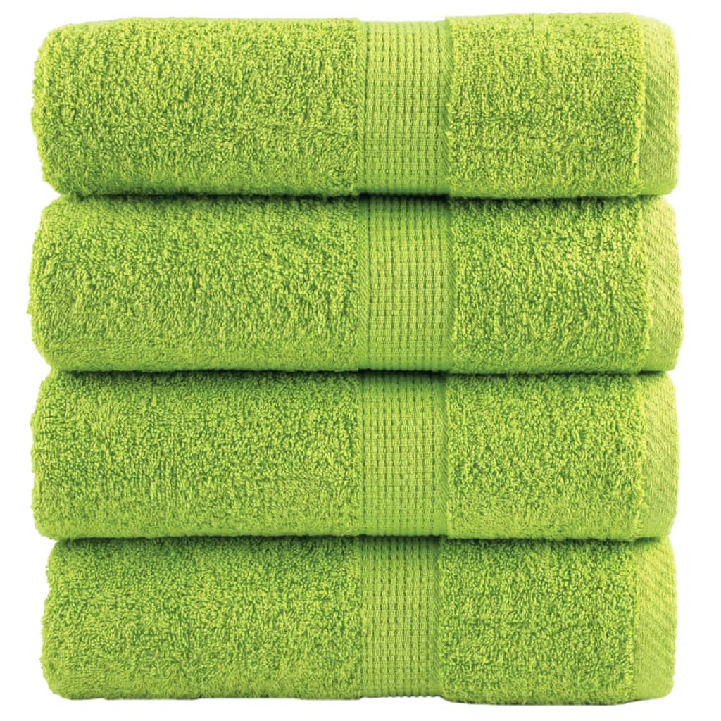 Salviette Premium SOLUND 4 pz Verde Mela 30x30 cm 600 g/mÂ²