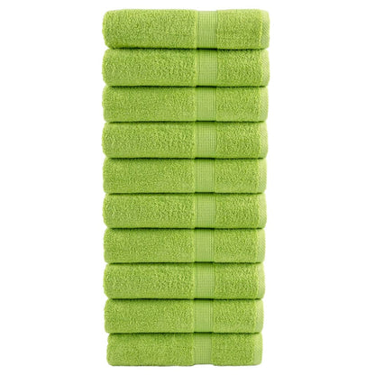 Asciugamani da Doccia SOLUND 10 pz Mela 70x140 cm 600 g/mÂ²