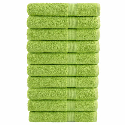 Asciugamani Premium SOLUND 10pz Verdi 100x200 cm 600 g/mÃƒâ€šÃ‚Â²