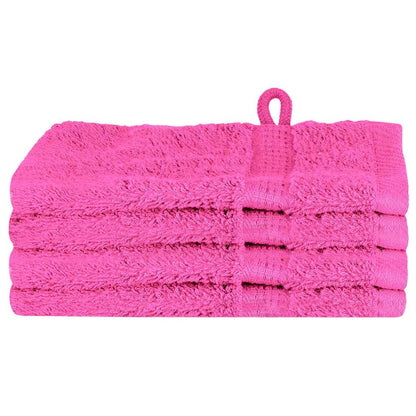 Asciugamano per Ospiti SOLUND 4 pcs Rosa 15 x 21 cm 550 gsm