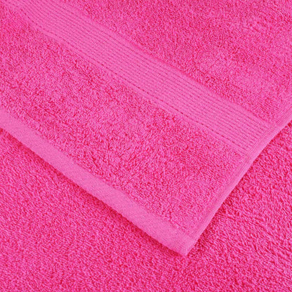 Asciugamano per Ospiti SOLUND 10 pcs Rosa 15 x 21 cm 550 gsm