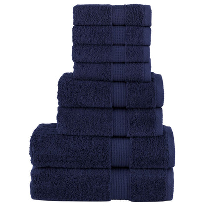 Set ASciugamani SOLUND 8 pz Blu Navy 600 gsm