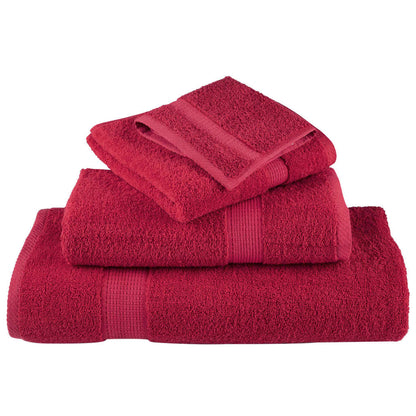 Set ASciugamani SOLUND 8 pz Rossi 600 gsm