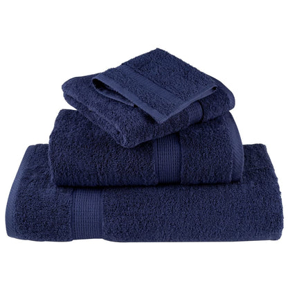 Set ASciugamani SOLUND 8 pz Blu Navy 600 gsm