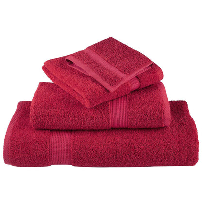 Set ASciugamani SOLUND 12 pz Rossi 600 gsm