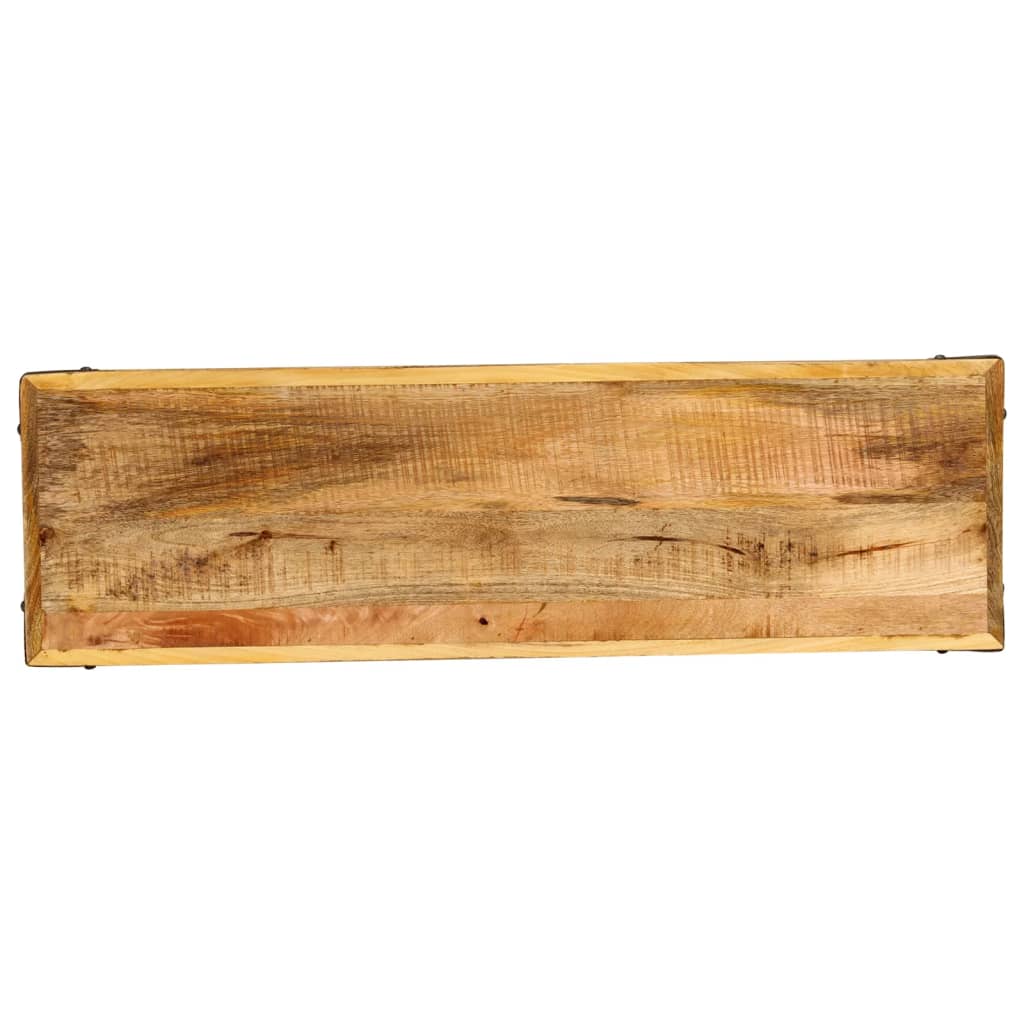 Tavolo Consolle 100x30x75 cm in Legno Massello di Mango