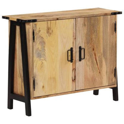 Credenza 88x30x69 cm in Legno Massello di Mango