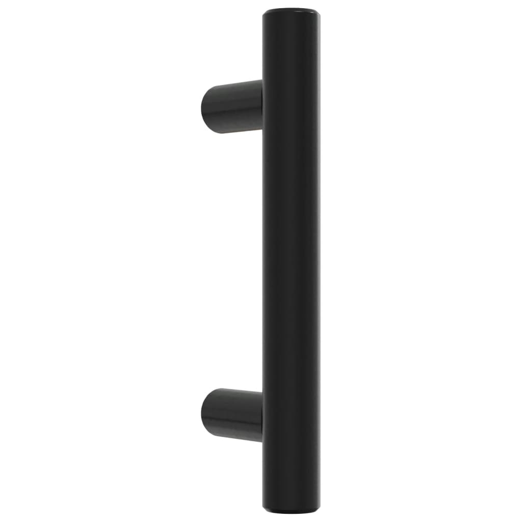 Maniglie per Mobili 20pz Nere 64 mm in Acciaio Inox