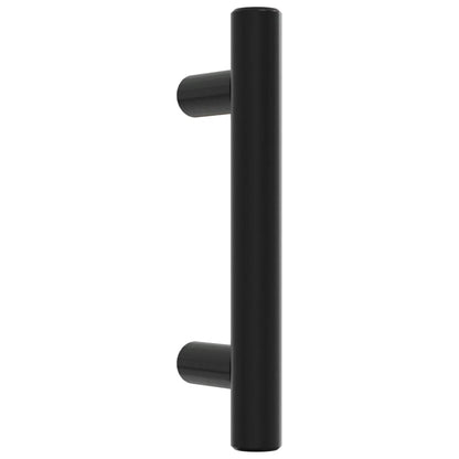 Maniglie per Mobili 20pz Nere 64 mm in Acciaio Inox