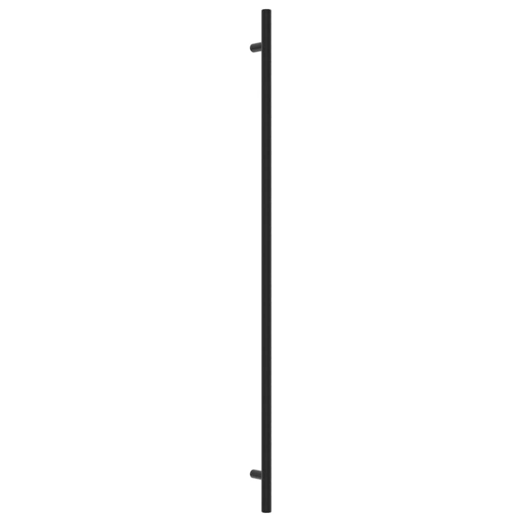 Maniglie per Mobili 20 pz Nere 480 mm in Acciaio Inox