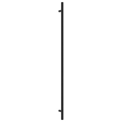 Maniglie per Mobili 20 pz Nere 480 mm in Acciaio Inox