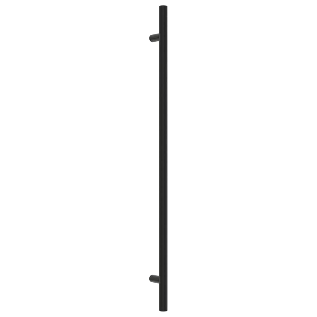 Maniglie per Mobili 10 pz Nere 320 mm in Acciaio Inox