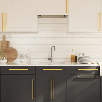 Maniglie per Mobili 20 pz Oro 320 mm in Acciaio Inox