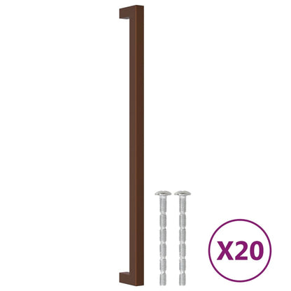 Maniglie per Mobili 20 pz Bronzo 320 mm in Acciaio Inox