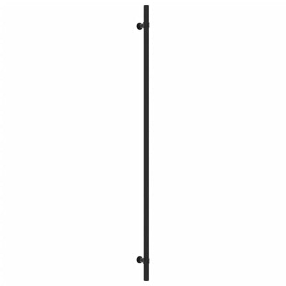 Maniglie per Mobili 20 pz Nere 480 mm in Acciaio Inox