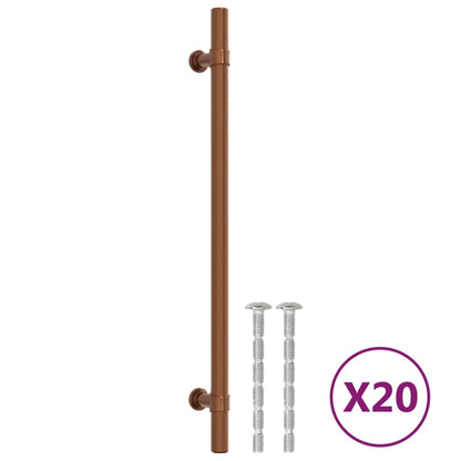 Maniglie per Mobili 20 pz Bronzo 224 mm in Acciaio Inox