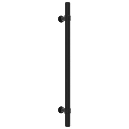 Maniglie per Mobili 10 pz Nere 192 mm in Acciaio Inox