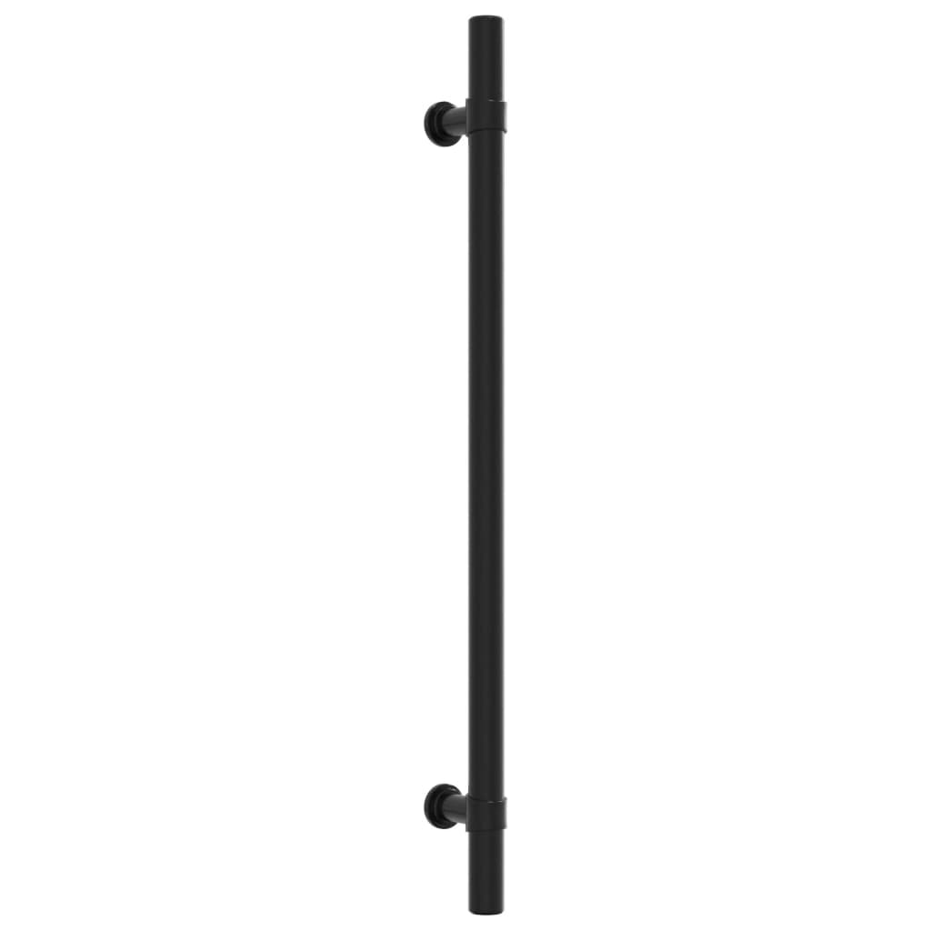 Maniglie per Mobili 10 pz Nere 224 mm in Acciaio Inox