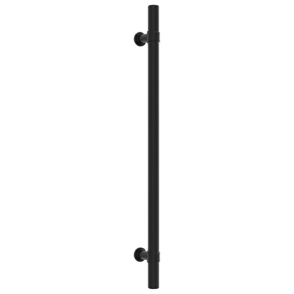 Maniglie per Mobili 10 pz Nere 224 mm in Acciaio Inox