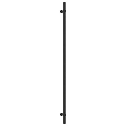 Maniglie per Mobili 10 pz Nere 480 mm in Acciaio Inox
