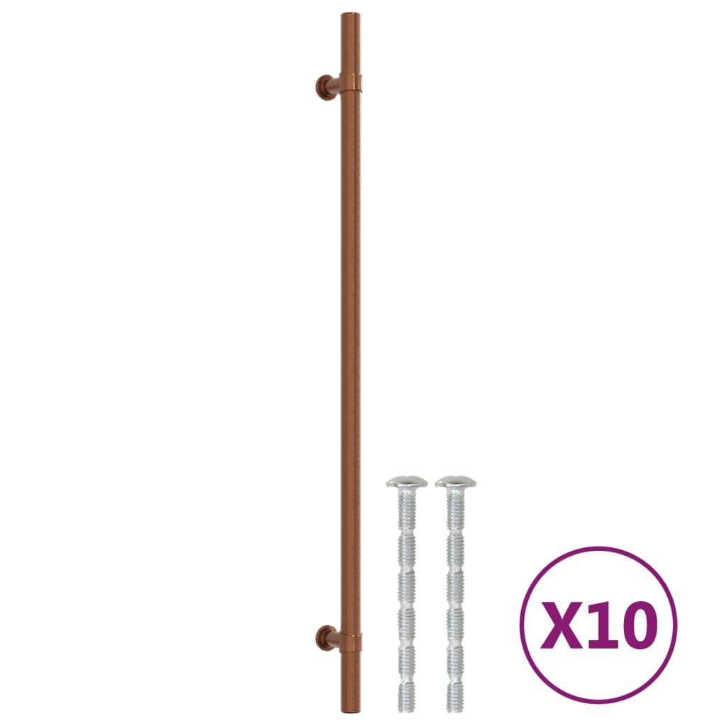 Maniglie per Mobili 10 pz Bronzo 320 mm in Acciaio Inox