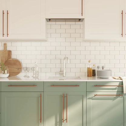 Maniglie per Mobili 10 pz Bronzo 320 mm in Acciaio Inox