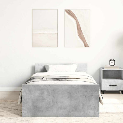 Giroletto Grigio Cemento 90x200 cm in Legno Multistrato