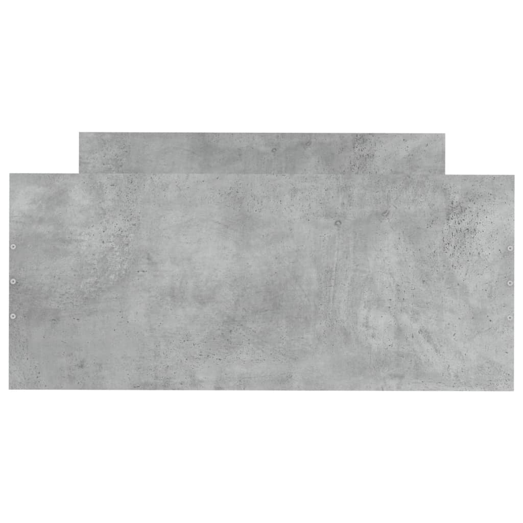 Giroletto Grigio Cemento 90x200 cm in Legno Multistrato