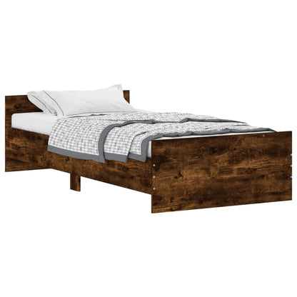 Giroletto senza Materasso Rovere Fumo 90x200 cm in Truciolato