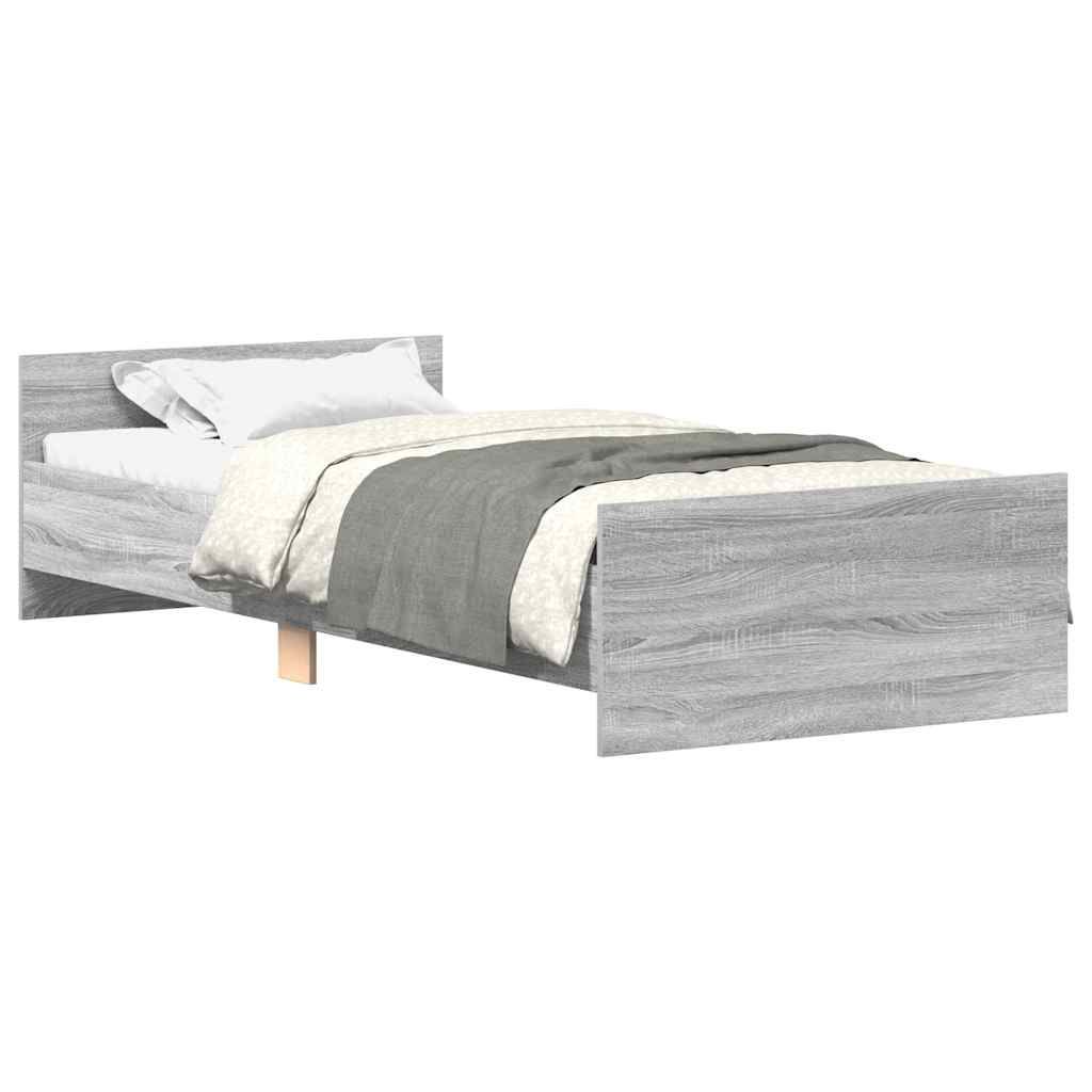 Giroletto Grigio Sonoma 90x200 cm in Legno Multistrato
