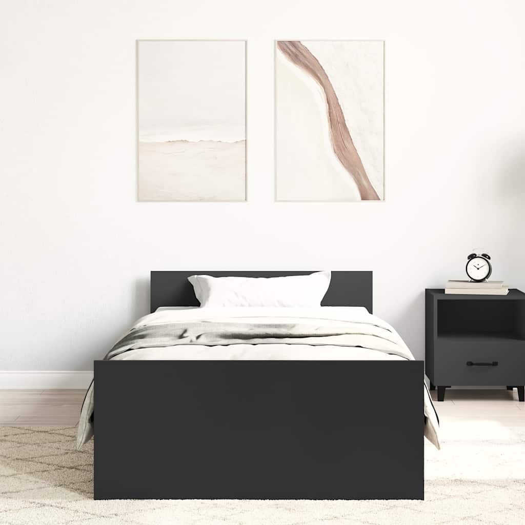 Giroletto Nero 100x200 cm in Legno Multistrato