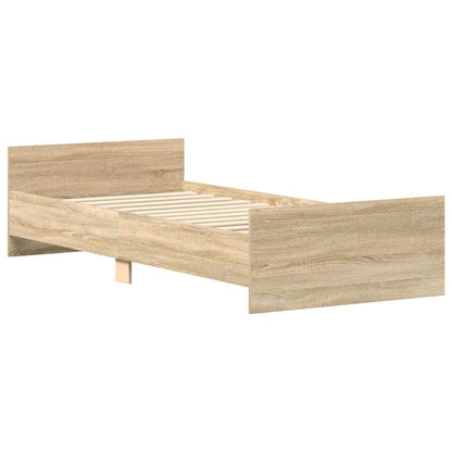 Giroletto senza Materasso Rovere Sonoma 100x200cm in Truciolato