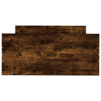 Giroletto senza Materasso Rovere Fumo 100x200 cm in Truciolato