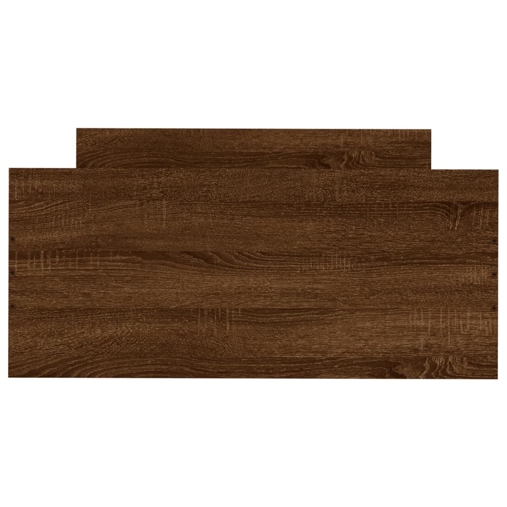 Giroletto senza Materasso Rovere Marrone 100x200 cm Truciolato