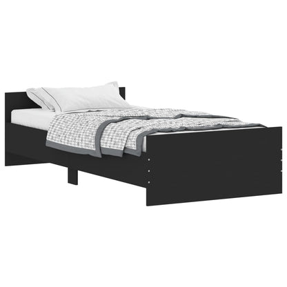 Giroletto Nero 90x190 cm in Legno Multistrato