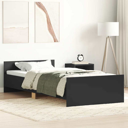 Giroletto Nero 90x190 cm in Legno Multistrato