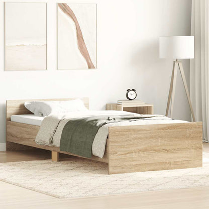 Giroletto senza Materasso Rovere Sonoma 90x190 cm in Truciolato