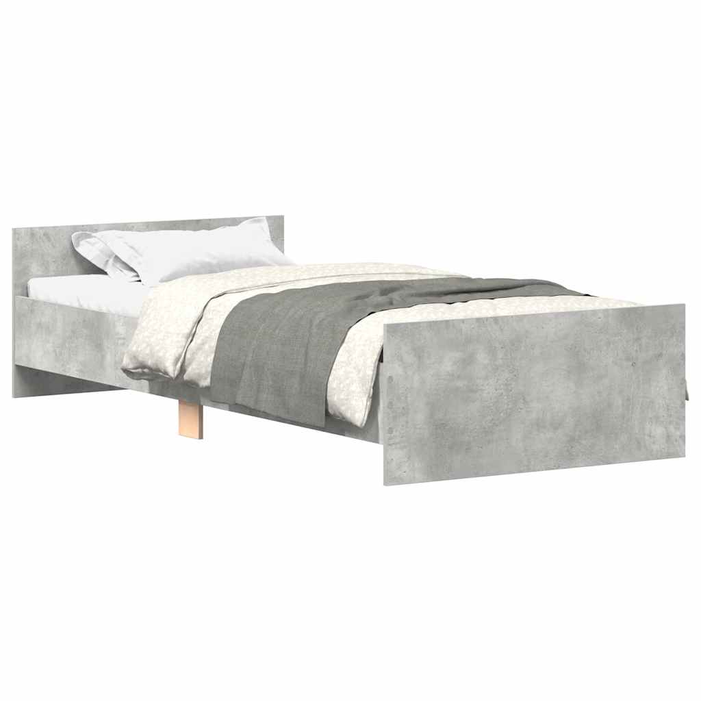 Giroletto Grigio Cemento 90x190 cm in Legno Multistrato