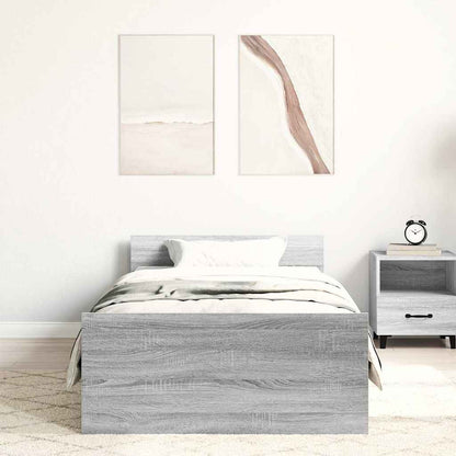 Giroletto Grigio Sonoma 90x190 cm in Legno Multistrato