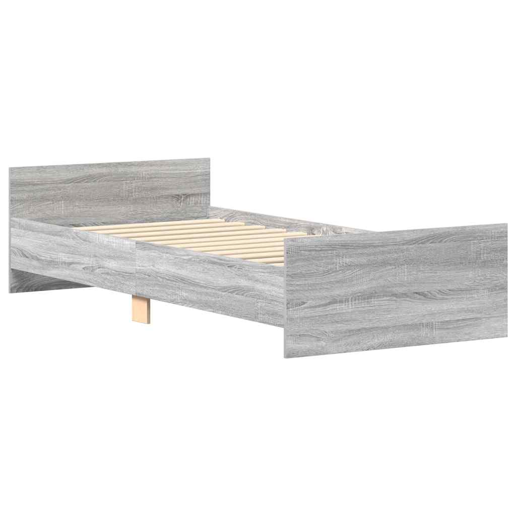 Giroletto Grigio Sonoma 90x190 cm in Legno Multistrato