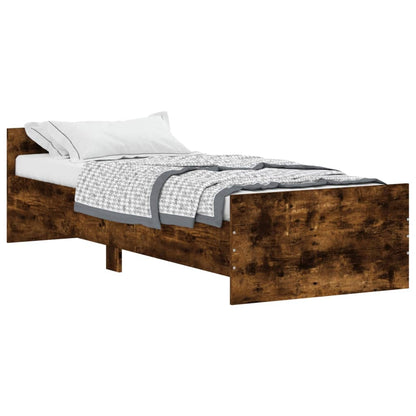 Giroletto senza Materasso Rovere Fumo 75x190 cm in Truciolato