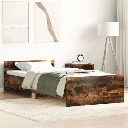Giroletto senza Materasso Rovere Fumo 75x190 cm in Truciolato