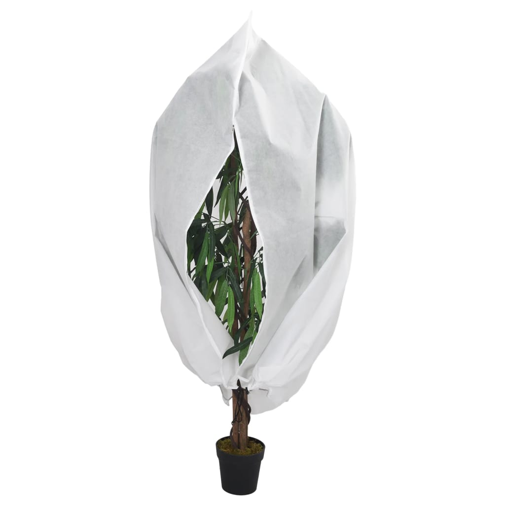 Coperture con Cerniera per Piante 2pz 70 g/mÂ² 1x1,55 m