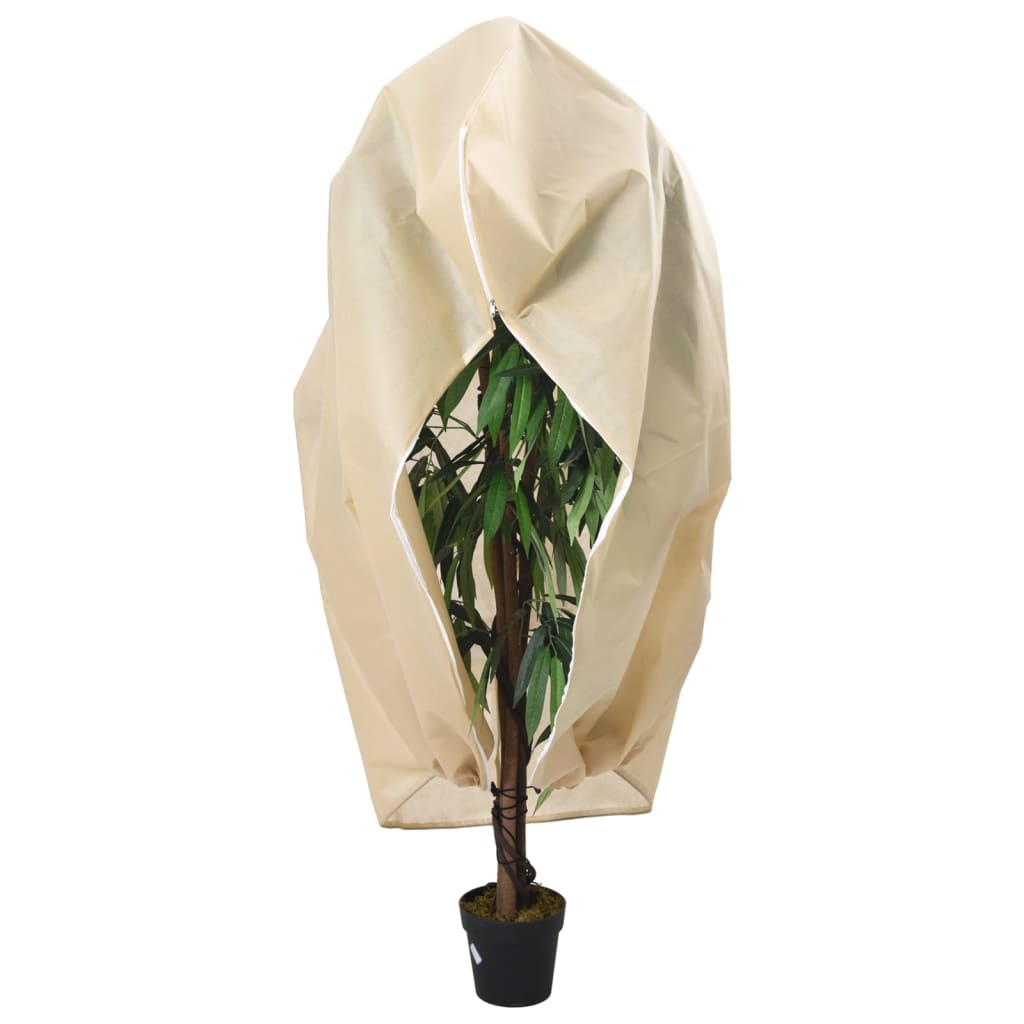 Coperture con Cerniera per Piante 2pz 70 g/mÃ‚Â² 1x1,55 m