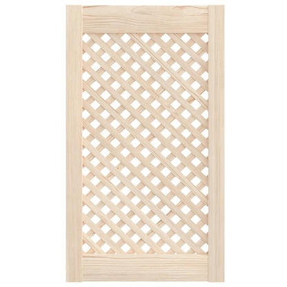 Ante con Design a Reticolo 2 pz 39,5x69 cm in Legno di Pino