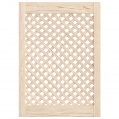Ante con Design a Reticolo 2 pz 49,5x69 cm in Legno di Pino
